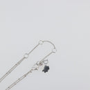 Christian Dior Necklace Metal Silver Auth ka5524-12