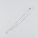 Christian Dior Necklace Metal Silver Auth ka5524-2