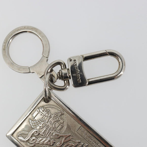 LOUIS VUITTON Porte Cles Jean Key Holder Metal Silver M65374 LV Auth ka5525