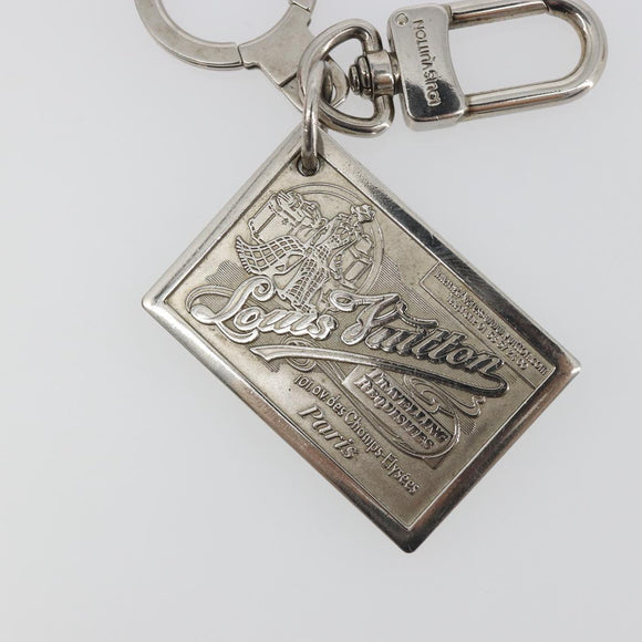 LOUIS VUITTON Porte Cles Jean Key Holder Metal Silver M65374 LV Auth ka5525