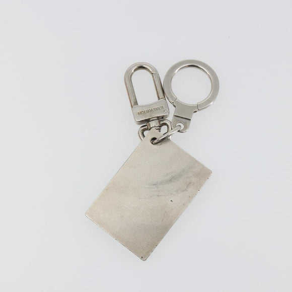 LOUIS VUITTON Porte Cles Jean Key Holder Metal Silver M65374 LV Auth ka5525