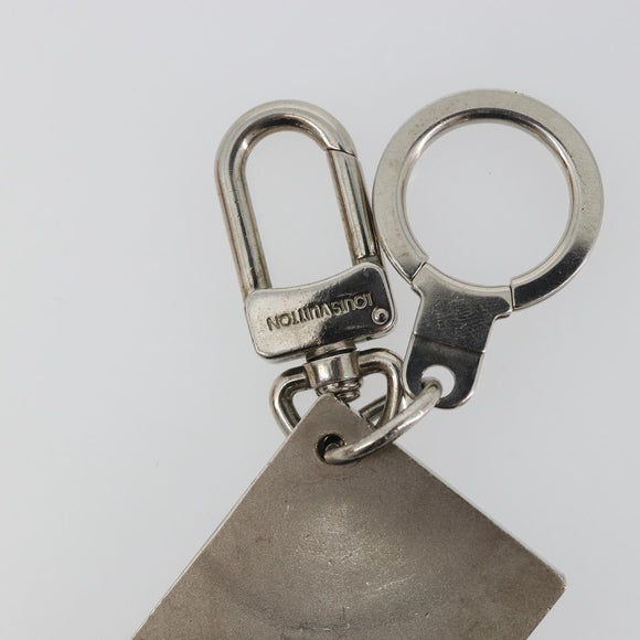 LOUIS VUITTON Porte Cles Jean Key Holder Metal Silver M65374 LV Auth ka5525