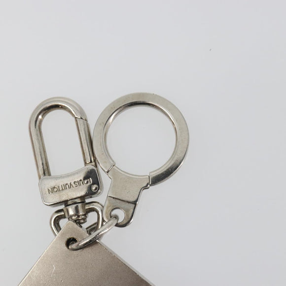 LOUIS VUITTON Porte Cles Jean Key Holder Metal Silver M65374 LV Auth ka5525