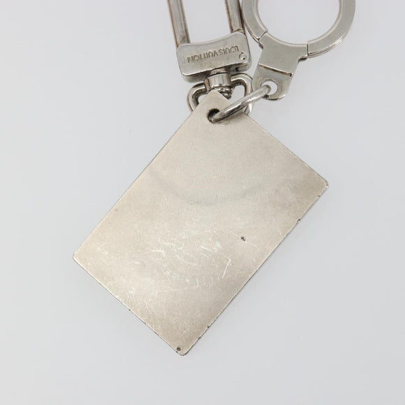 LOUIS VUITTON Porte Cles Jean Key Holder Metal Silver M65374 LV Auth ka5525