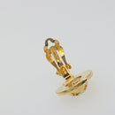 CELINE Earring Metal Gold Tone Auth ka5526-10