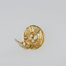 CELINE Earring Metal Gold Tone Auth ka5526-11