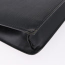 LOUIS VUITTON Epi Sellier Dragonne Clutch Bag Black M52612 LV Auth ka5527-9