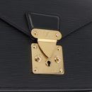 LOUIS VUITTON Epi Sellier Dragonne Clutch Bag Black M52612 LV Auth ka5527-8