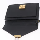 LOUIS VUITTON Epi Sellier Dragonne Clutch Bag Black M52612 LV Auth ka5527-17