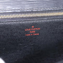 LOUIS VUITTON Epi Sellier Dragonne Clutch Bag Black M52612 LV Auth ka5527-18
