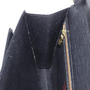 LOUIS VUITTON Epi Sellier Dragonne Clutch Bag Black M52612 LV Auth ka5527-20