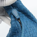 BOTTEGA VENETA INTRECCIATO Shoulder Bag Leather Blue Silver 115654 Auth ka5528SAV-9