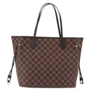 LOUIS VUITTON Damier Ebene Neverfull MM Tote Bag N51105 LV Auth ka5529V-13