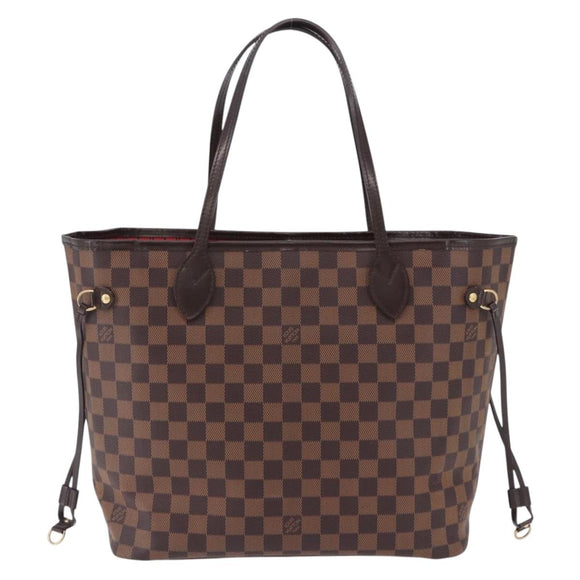 LOUIS VUITTON Damier Ebene Neverfull MM Tote Bag N51105 LV Auth ka5529V