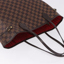 LOUIS VUITTON Damier Ebene Neverfull MM Tote Bag N51105 LV Auth ka5529V-6