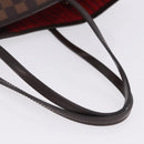 LOUIS VUITTON Damier Ebene Neverfull MM Tote Bag N51105 LV Auth ka5529V-7