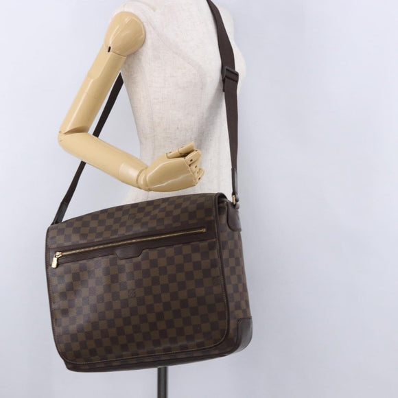 LOUIS VUITTON Damier Ebene Spencer Shoulder Bag N58021 LV Auth ka5530