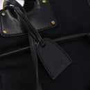 GUCCI Hand Bag Canvas Black Gold Tone 95168 Auth ka5531-10