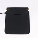 GUCCI Hand Bag Canvas Black Gold Tone 95168 Auth ka5531-20