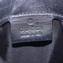 GUCCI Hand Bag Canvas Black Gold Tone 95168 Auth ka5531-22