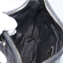 Salvatore Ferragamo Vala Shoulder Bag Patent Black Silver Auth ka5532A-20