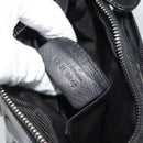 Salvatore Ferragamo Vala Shoulder Bag Patent Black Silver Auth ka5532A-12