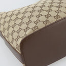 GUCCI GG Canvas Shoulder Bag Beige Silver 001 3814 Auth ka5533A-11