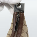 GUCCI GG Canvas Shoulder Bag Beige Silver 001 3814 Auth ka5533A-14