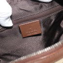 GUCCI GG Canvas Shoulder Bag Beige Silver 001 3814 Auth ka5533A-15