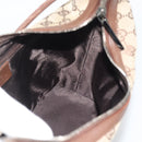 GUCCI GG Canvas Shoulder Bag Beige Silver 001 3814 Auth ka5533A-17