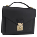 LOUIS VUITTON Epi Monceau 28 Hand Bag Black M52122 LV Auth ka5535-1
