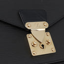 LOUIS VUITTON Epi Monceau 28 Hand Bag Black M52122 LV Auth ka5535-9