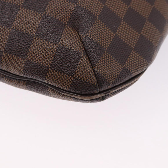 LOUIS VUITTON Damier Ebene Bloomsbury GM Shoulder Bag N42250 LV Auth ka5536