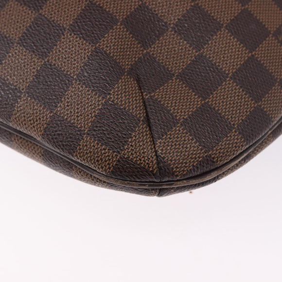 LOUIS VUITTON Damier Ebene Bloomsbury GM Shoulder Bag N42250 LV Auth ka5536