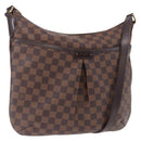 LOUIS VUITTON Damier Ebene Bloomsbury GM Shoulder Bag N42250 LV Auth ka5536-1