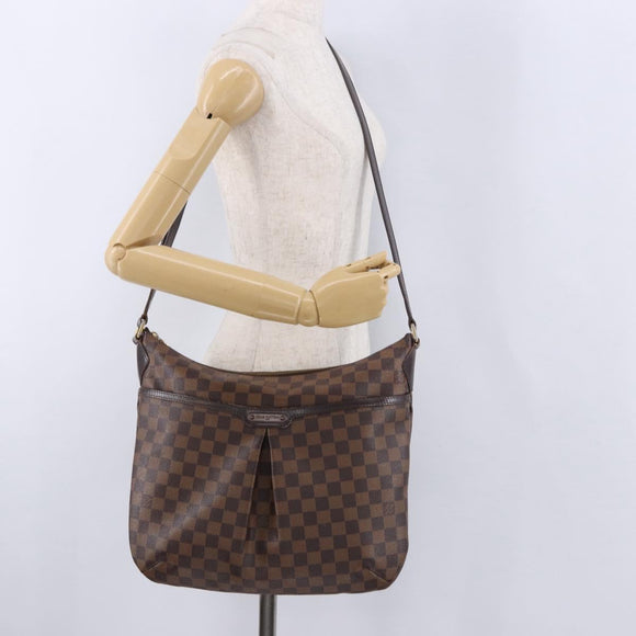 LOUIS VUITTON Damier Ebene Bloomsbury GM Shoulder Bag N42250 LV Auth ka5536