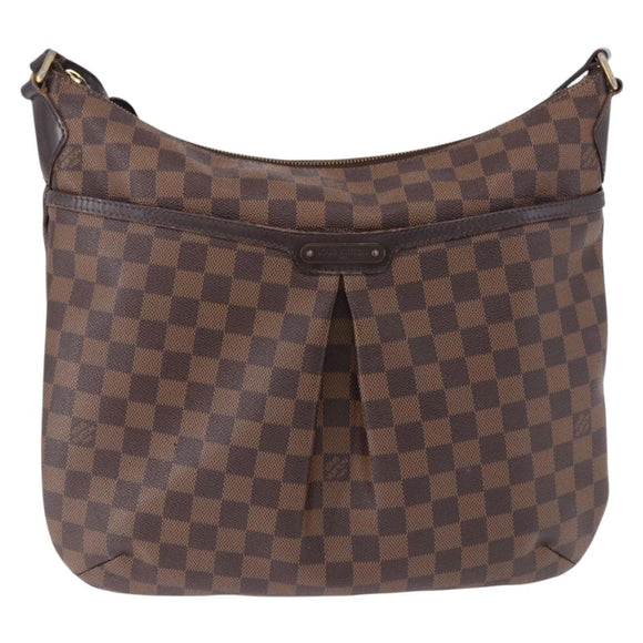 LOUIS VUITTON Damier Ebene Bloomsbury GM Shoulder Bag N42250 LV Auth ka5536