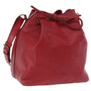 LOUIS VUITTON Epi Petit Noe Shoulder Bag Red M44107 LV Auth ka5541-1
