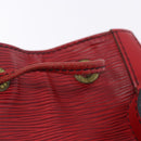 LOUIS VUITTON Epi Petit Noe Shoulder Bag Red M44107 LV Auth ka5541-22