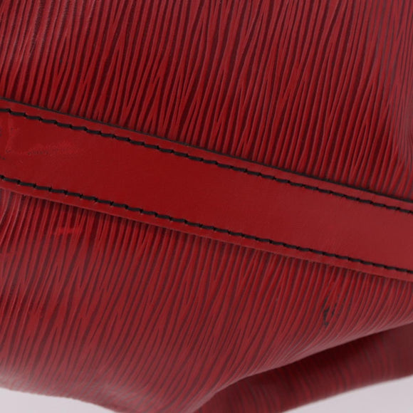 LOUIS VUITTON Epi Petit Noe Shoulder Bag Red M44107 LV Auth ka5541