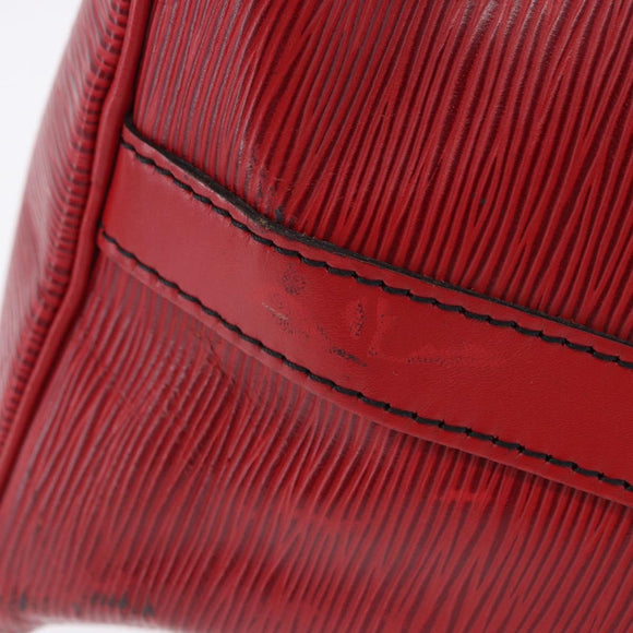 LOUIS VUITTON Epi Petit Noe Shoulder Bag Red M44107 LV Auth ka5541