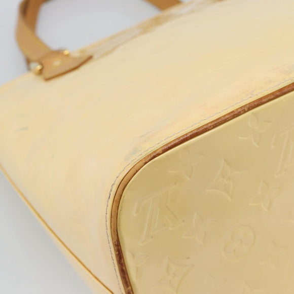 LOUIS VUITTON Monogram Vernis Houston Bag Marshmallow Pink M91302 LV Auth ka5542