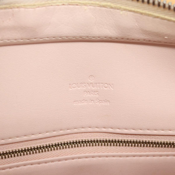 LOUIS VUITTON Monogram Vernis Houston Bag Marshmallow Pink M91302 LV Auth ka5542