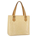 LOUIS VUITTON Monogram Vernis Houston Bag Marshmallow Pink M91302 LV Auth ka5542-1