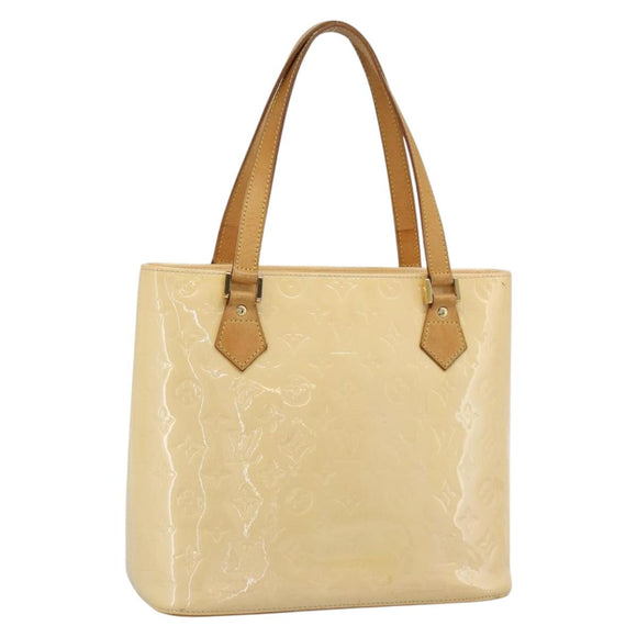 LOUIS VUITTON Monogram Vernis Houston Bag Marshmallow Pink M91302 LV Auth ka5542