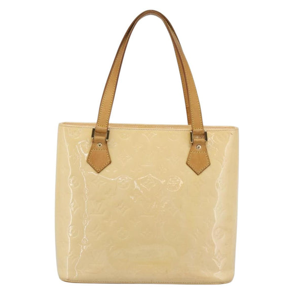 LOUIS VUITTON Monogram Vernis Houston Bag Marshmallow Pink M91302 LV Auth ka5542