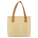 LOUIS VUITTON Monogram Vernis Houston Bag Marshmallow Pink M91302 LV Auth ka5542-2