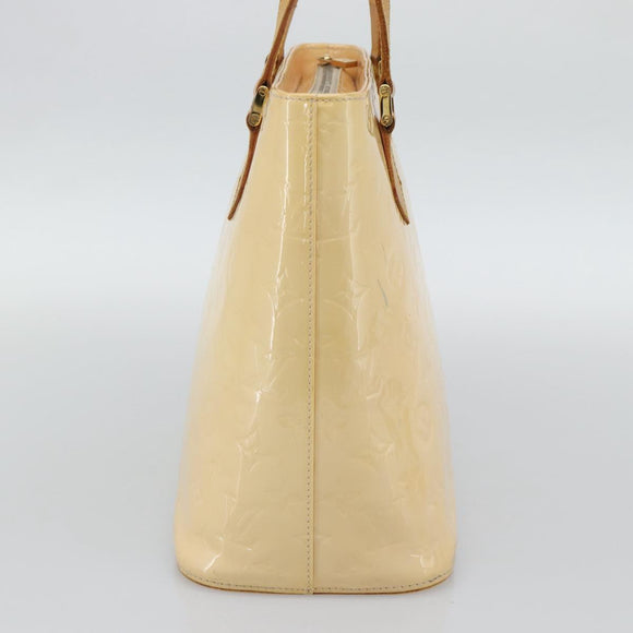 LOUIS VUITTON Monogram Vernis Houston Bag Marshmallow Pink M91302 LV Auth ka5542
