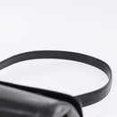 Christian Dior Shoulder Bag Patent Black Gold Tone Auth ka5543-8