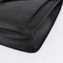 LOUIS VUITTON Epi Sellier Dragonne Clutch Bag Black M52612 LV Auth ka5547-14